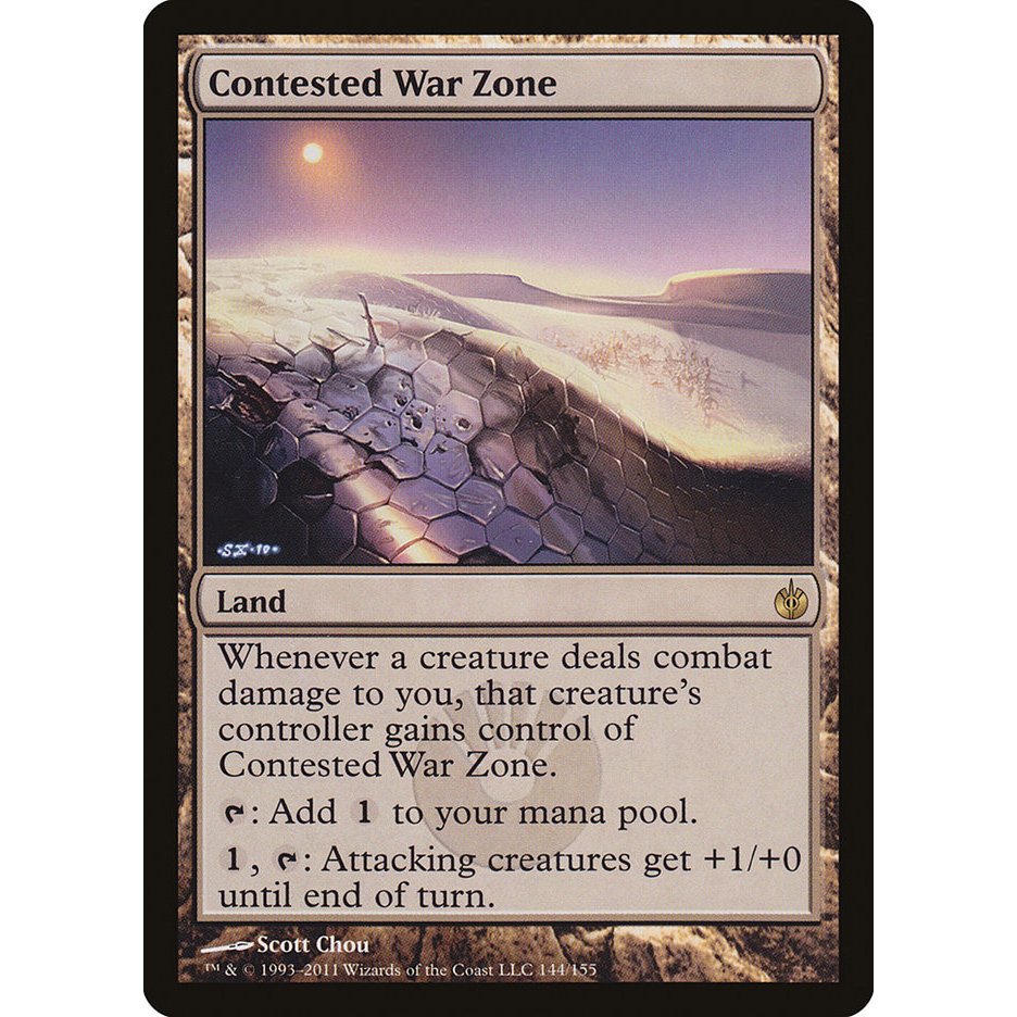 Contested War Zone - Colorless Land - Rare | Shopee Philippines