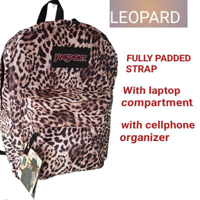 leopard Jansport original backpack Shopee Philippines