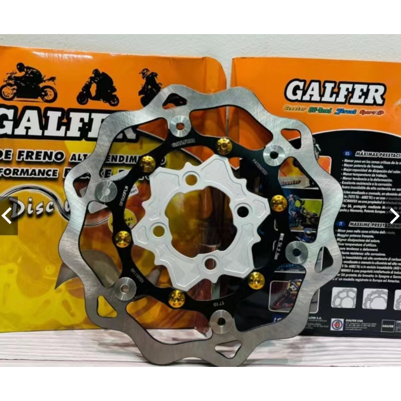 Galfer Front Disc Size 260mm + Free With Disc Heart, 4 Common Holes For 