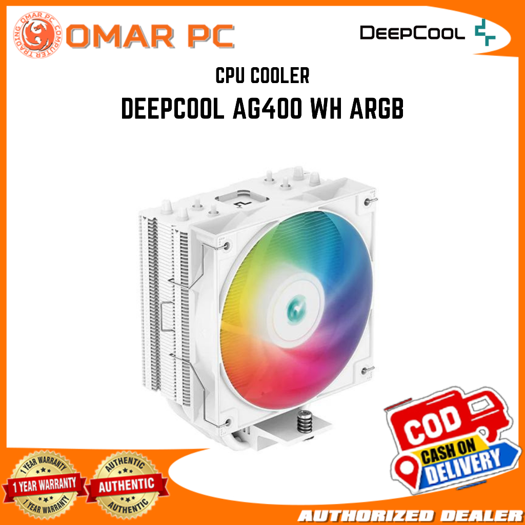 DEEPCOOL AG400 WH ARGB (WHITE) | Shopee Philippines
