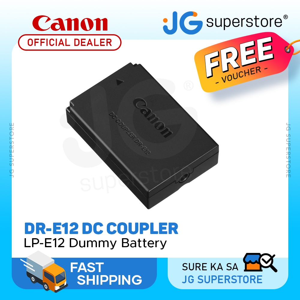 Canon DR-E12 DC Coupler LP-E12 Dummy Battery for CA-PS700 AC Adapter ...