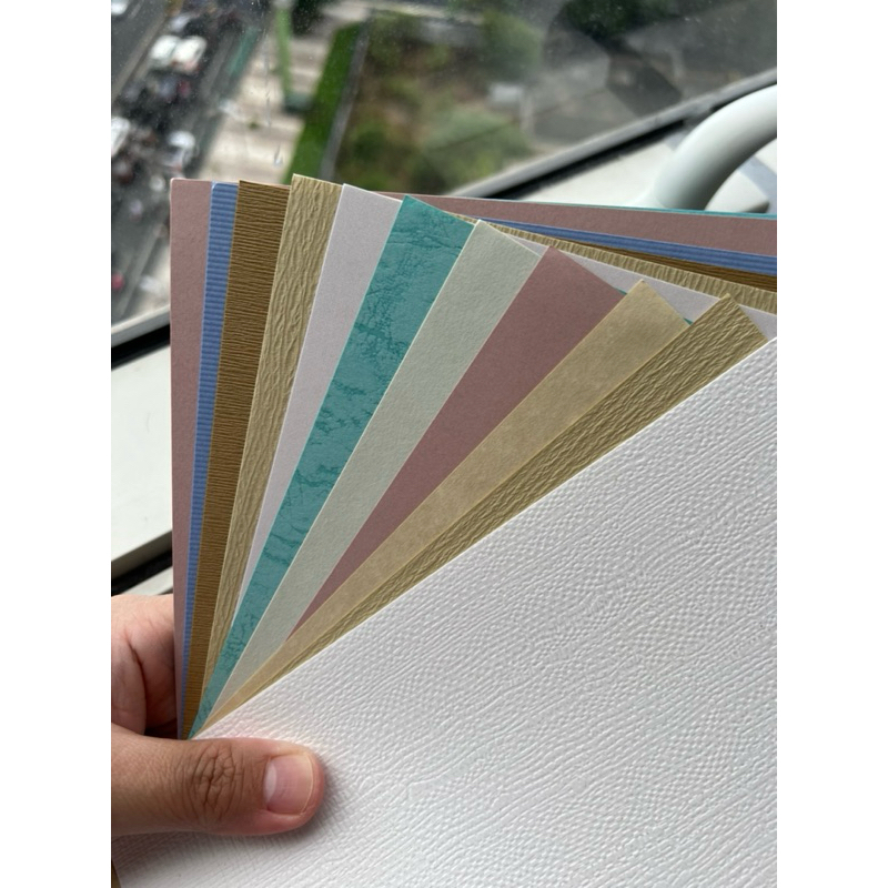 Mixed paper textured journal in Passport size only | Shopee Philippines