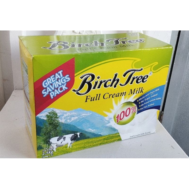 Birch Tree Full Cream Milk 2.5kg (Expiration December 31, 2025