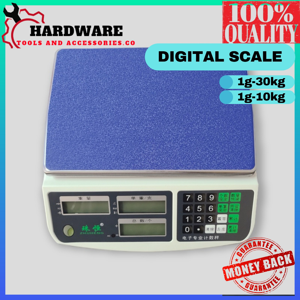 Heavy Duty Digital Weighing Scale Electronic Retail Price Table