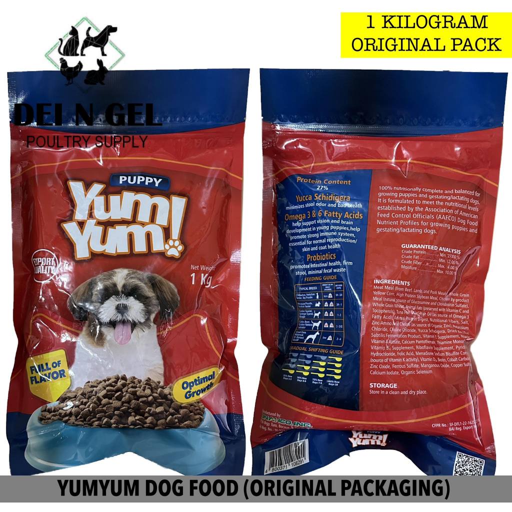 YUMYUM DOG FOOD FOR PUPPY 1 KILOGRAM ORIGINAL PACK Shopee