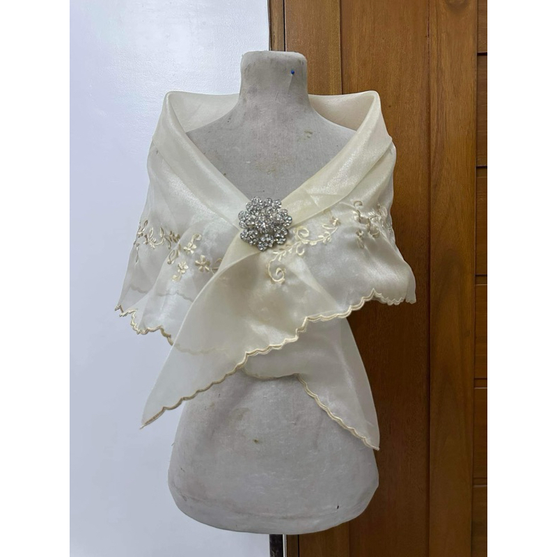 MODERN FILIPINIANA ALAMPAY W/ FREE Brooch | Shopee Philippines