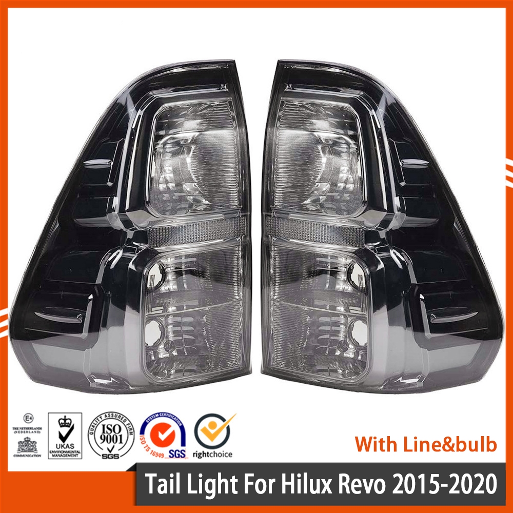 Revo Tail Lamp Blackened Tail Light for Toyota Hilux Revo 2015-2022 ...