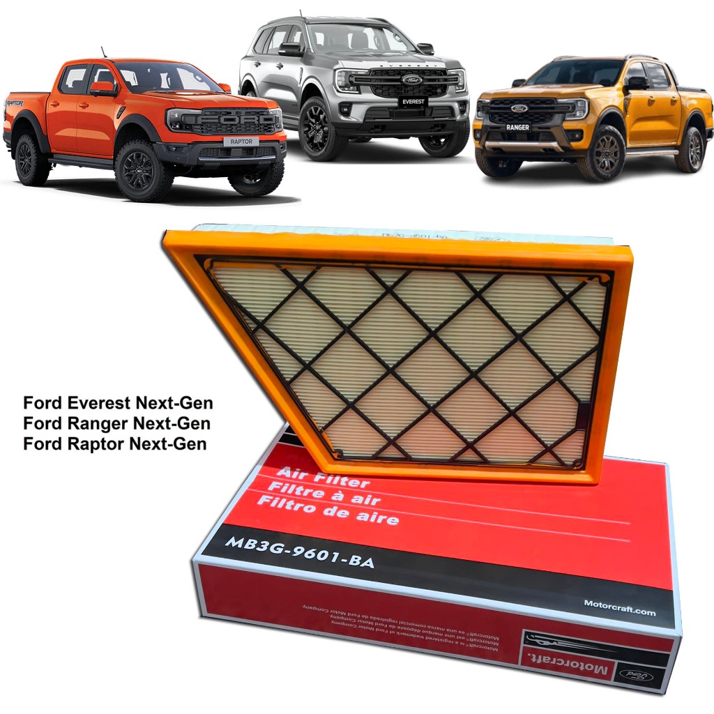 MB3G9601BA Motorcraft Air Filter Ford Ranger T9 Next Gen 20222024