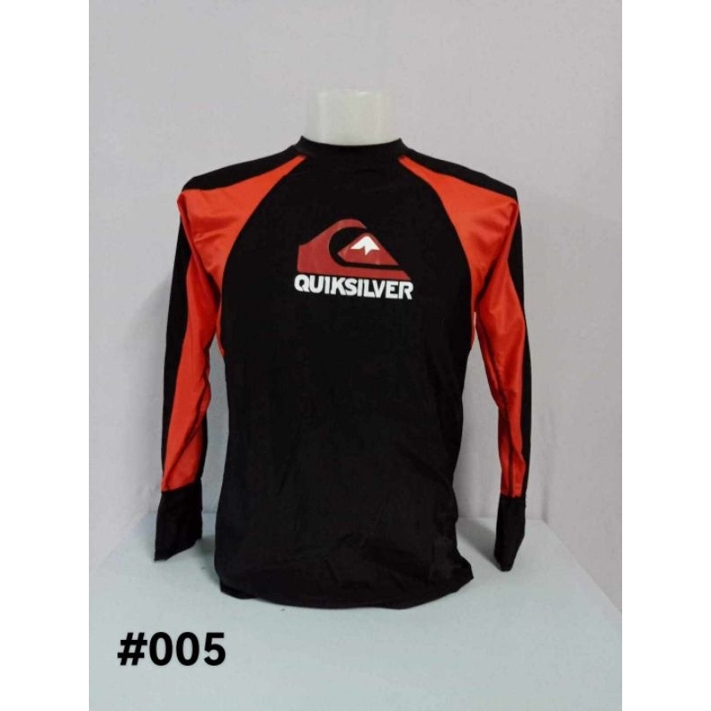 men's quicksilver rush guard long sleeves swimwear | Shopee Philippines