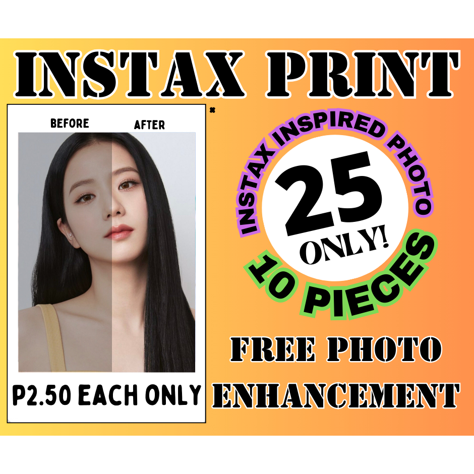 Instax Inspired Photos!! 10pcs | Shopee Philippines