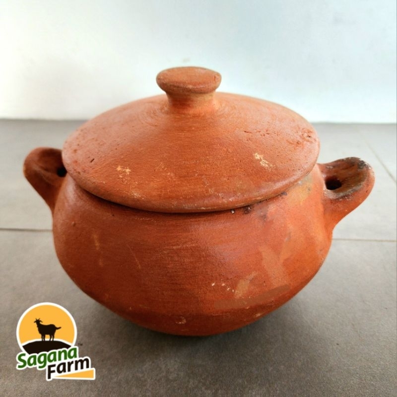 Palayok Clay Cooking Pot With Holder And Cover Traditional Filipino