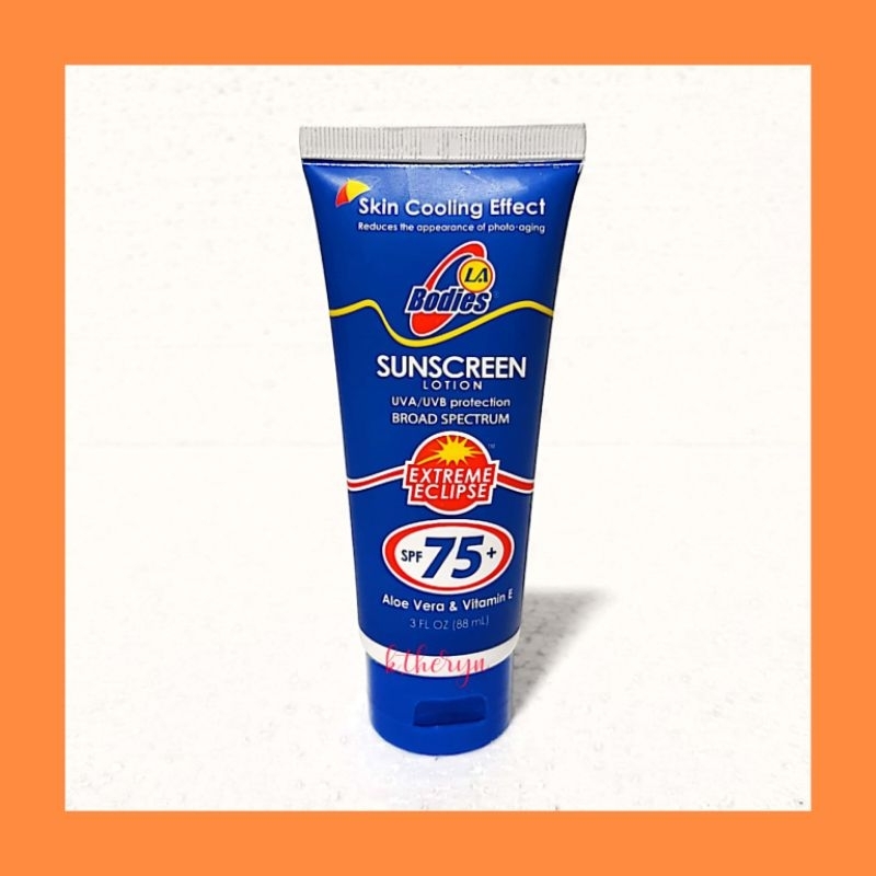 (SPF 75+) L.A. Bodies Sunscreen Lotion, 88ML | Shopee Philippines