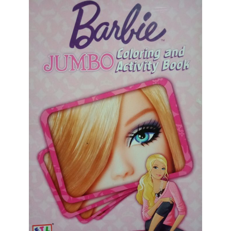 Barbie Jumbo Coloring And Activity Book 27S | Shopee Philippines