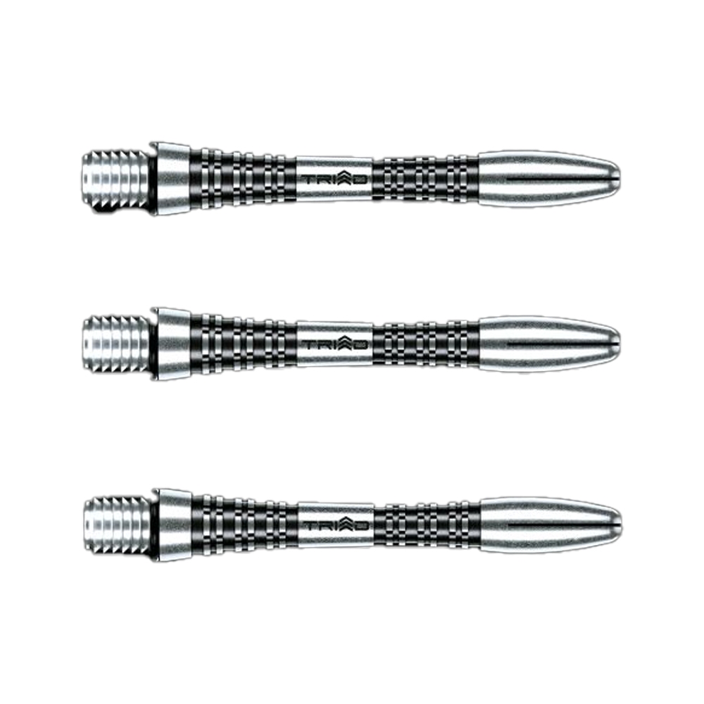 Tiges De Fléchettes Winmau Triad Aluminium Vert Moyen 46 Mm - 1 Jeu De 3 Tiges, Design Aérodynamique, Pour Performance - 3