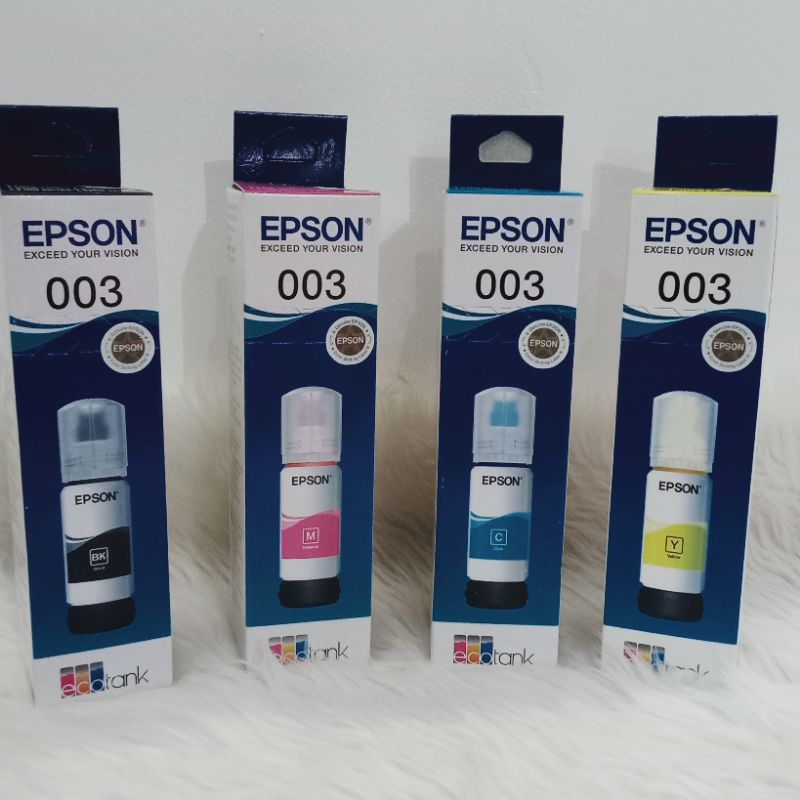 Epson ink black/cyan/magenta/yellow | Shopee Philippines
