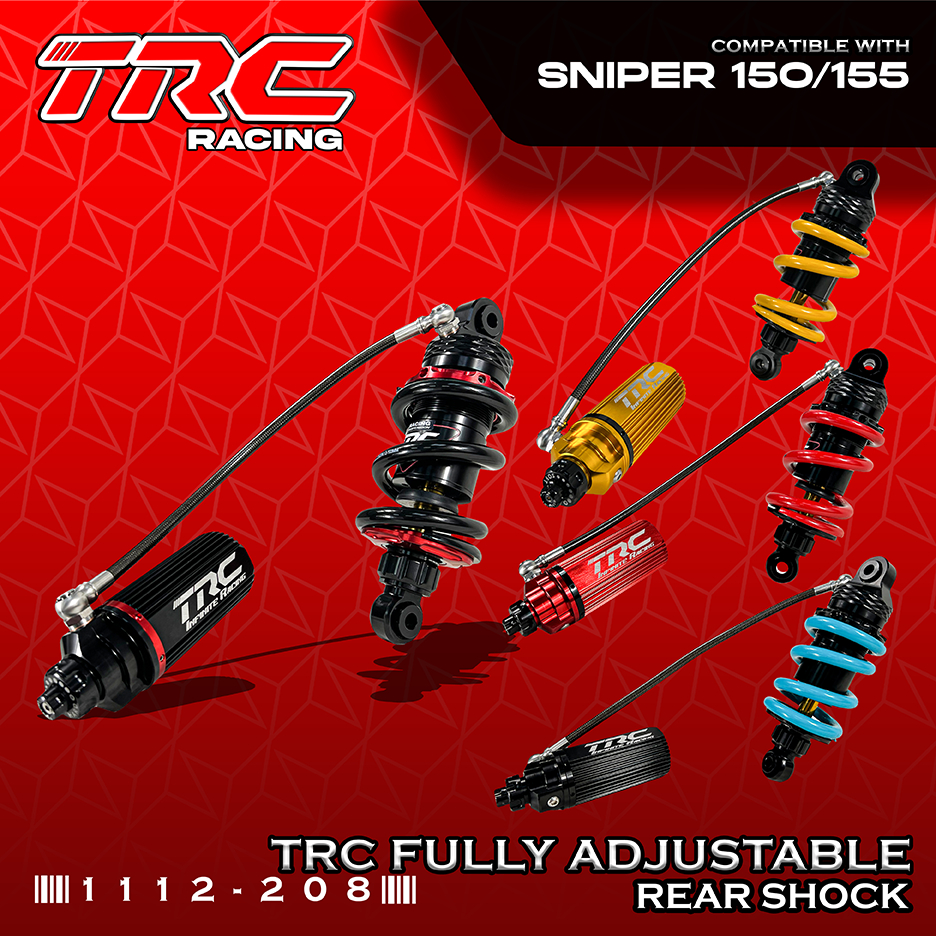 TRC RACING I-TECH SERIES FULLY ADJUSTABLE SUSPENSION for Sniper 150/155 ...