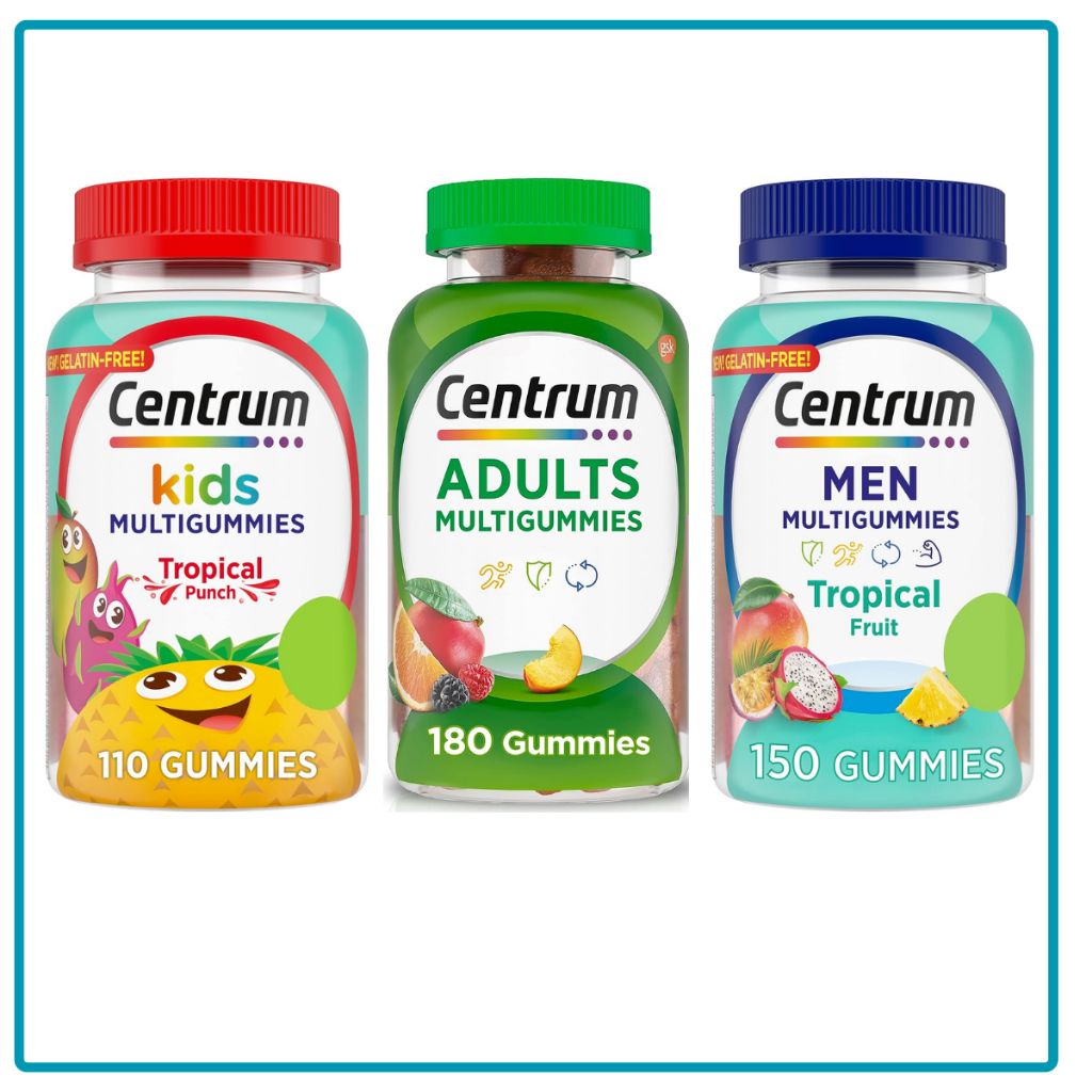 Centrum Gummy Multivitamins for Kids Adults Children Men (see ...