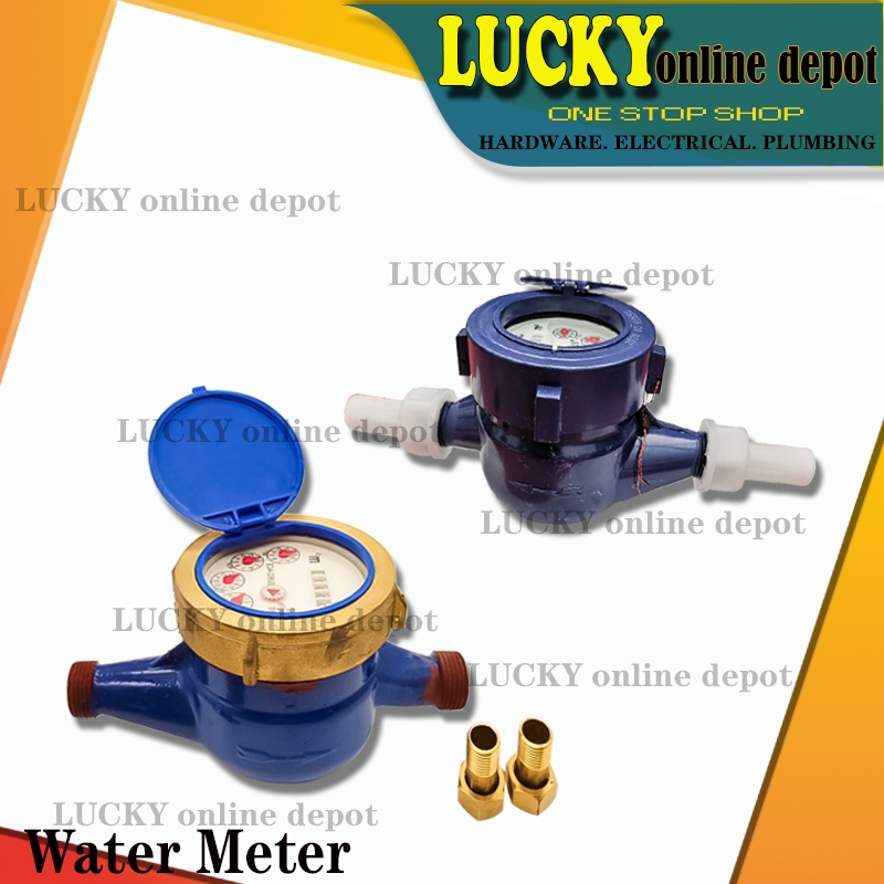 PVC/METAL/BRASS WATER METER/SUB METER 15MM Shopee Philippines