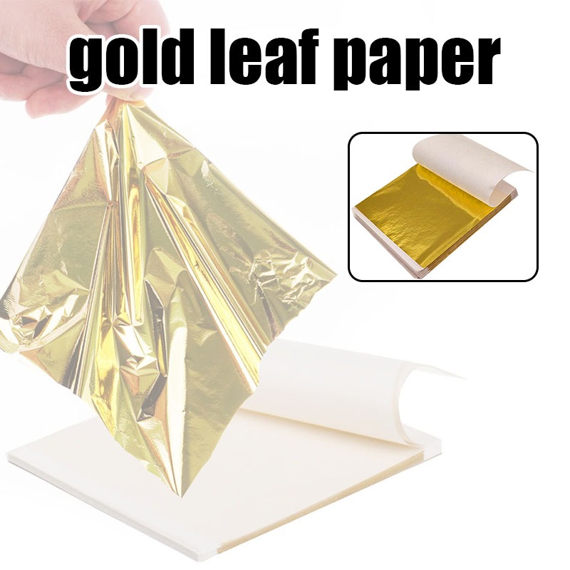 100pcs/Set Edible Gilding Design Paper For DIY Cake Decoration Arts ...