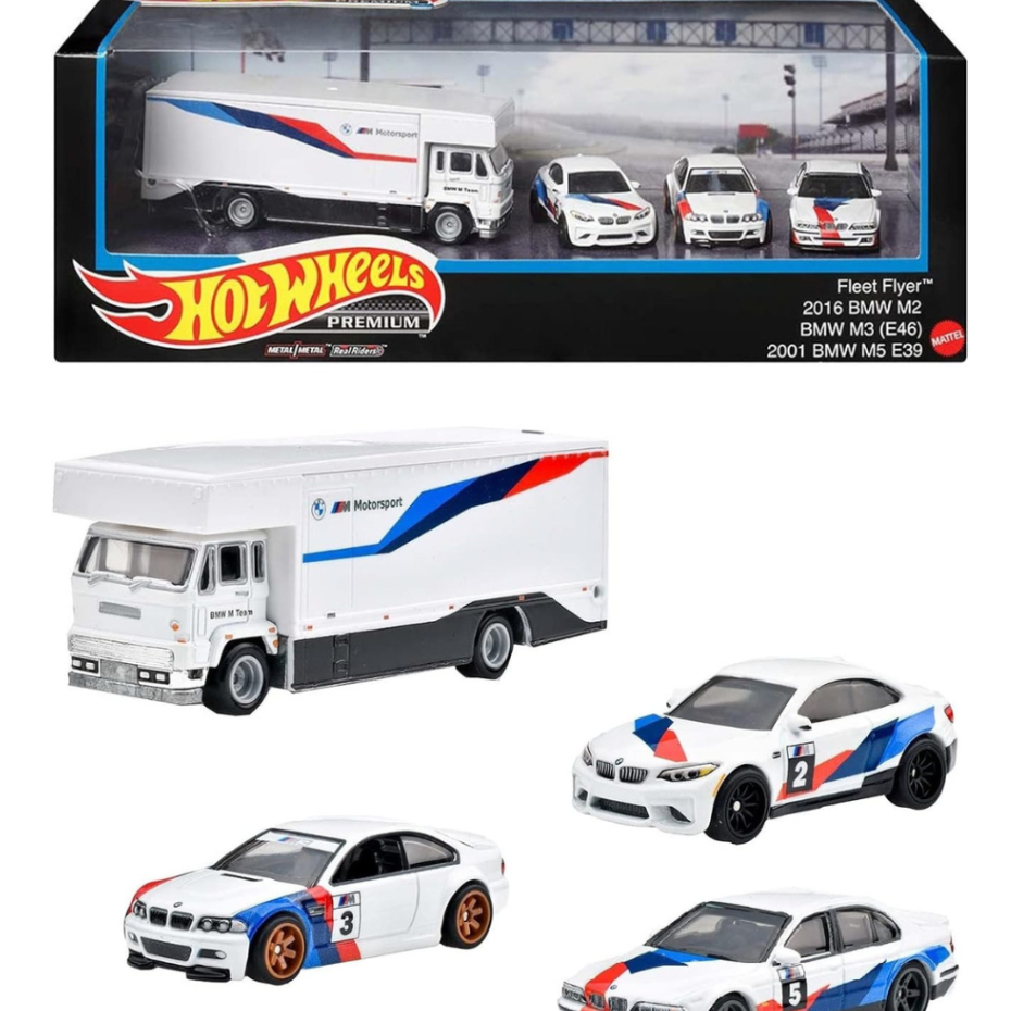 Hot Wheels BMW Premium Collector Set Fleet Flyer 2016 BMW M2 BMW M3 E46 2001 BMW M5 E39 Shopee Philippines