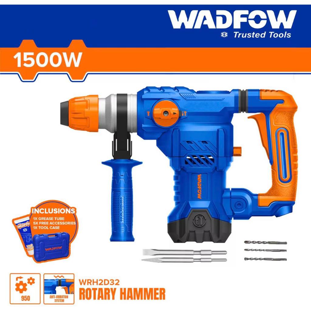 Wadfow Industrial 1500w Sds Rotary Hammer Drill Chipping Gun Chipping