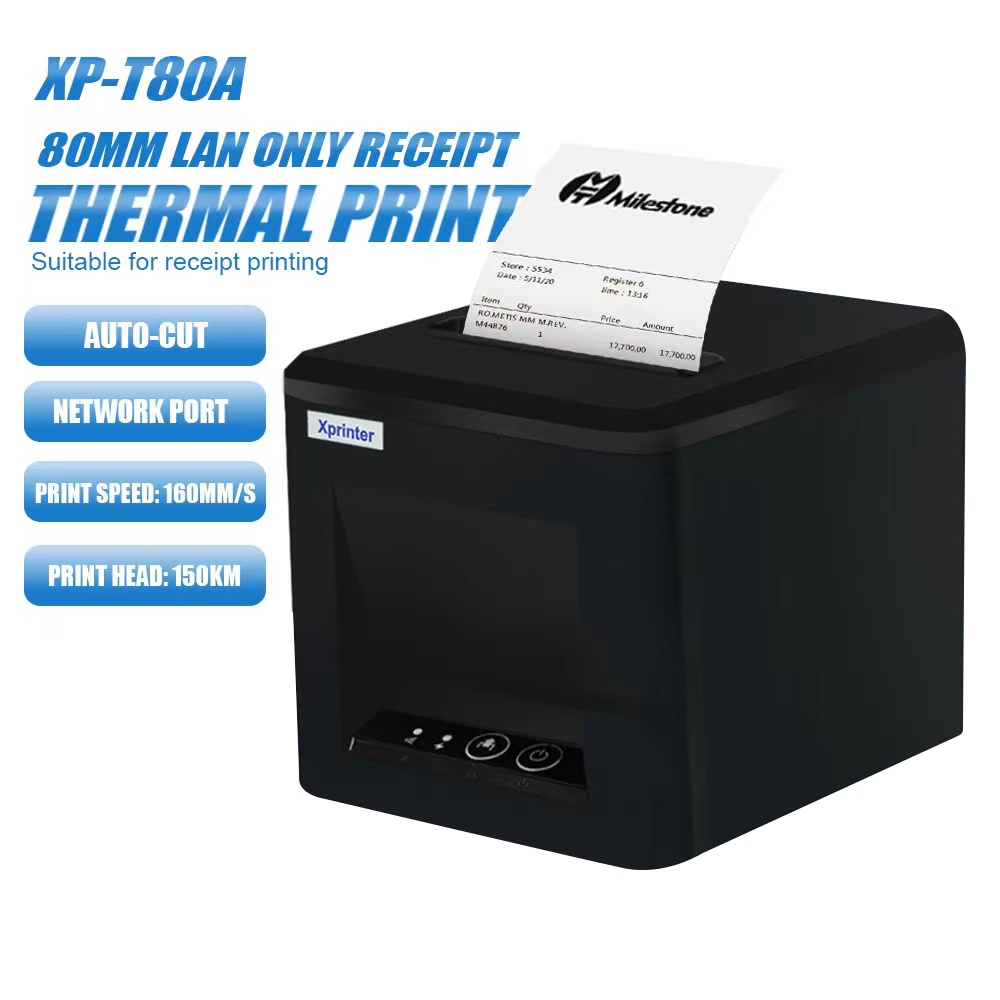 T80A 80mm Thermal Receipt Printer Auto-cutter Kitchen/Restaurant ...