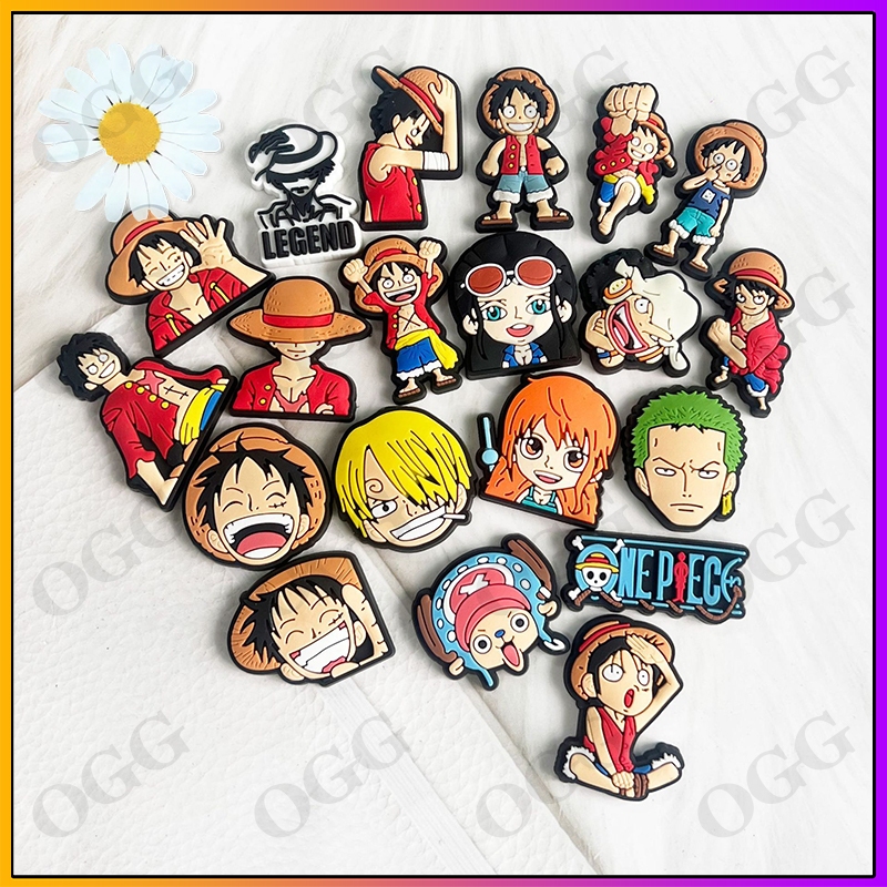 Luffy One Piece Jibbitz for Shoes Accessories Shoes Jibbitz Shoes for