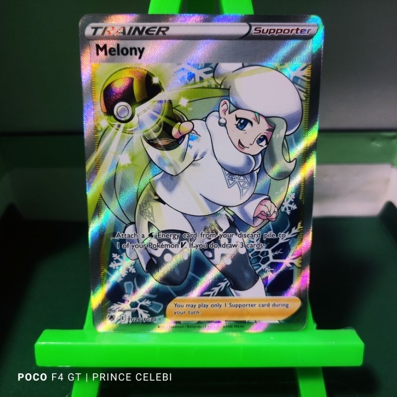 melony pokemon card Melony - 195/198 - NM - Full Art - Chilling Reign - Pokemon main image 0