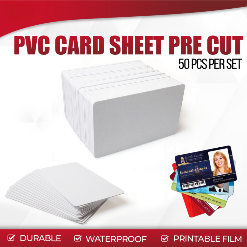 PVC Sheet ID Card Printable PVC Business Waterproof Plastic ID Card for ...