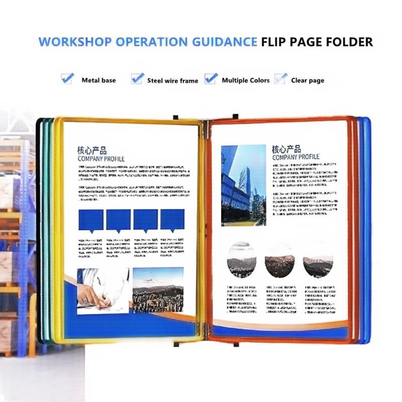 10 Pages 5 Pages Wall-Mounted File Rack A4 Standard Homework Guide Book ...