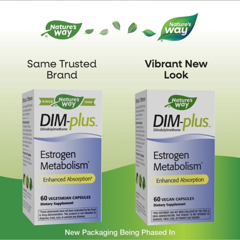 DIM Plus Estrogen Metabolism Diindolylmethane - 60 or 120 Caps | Shopee ...