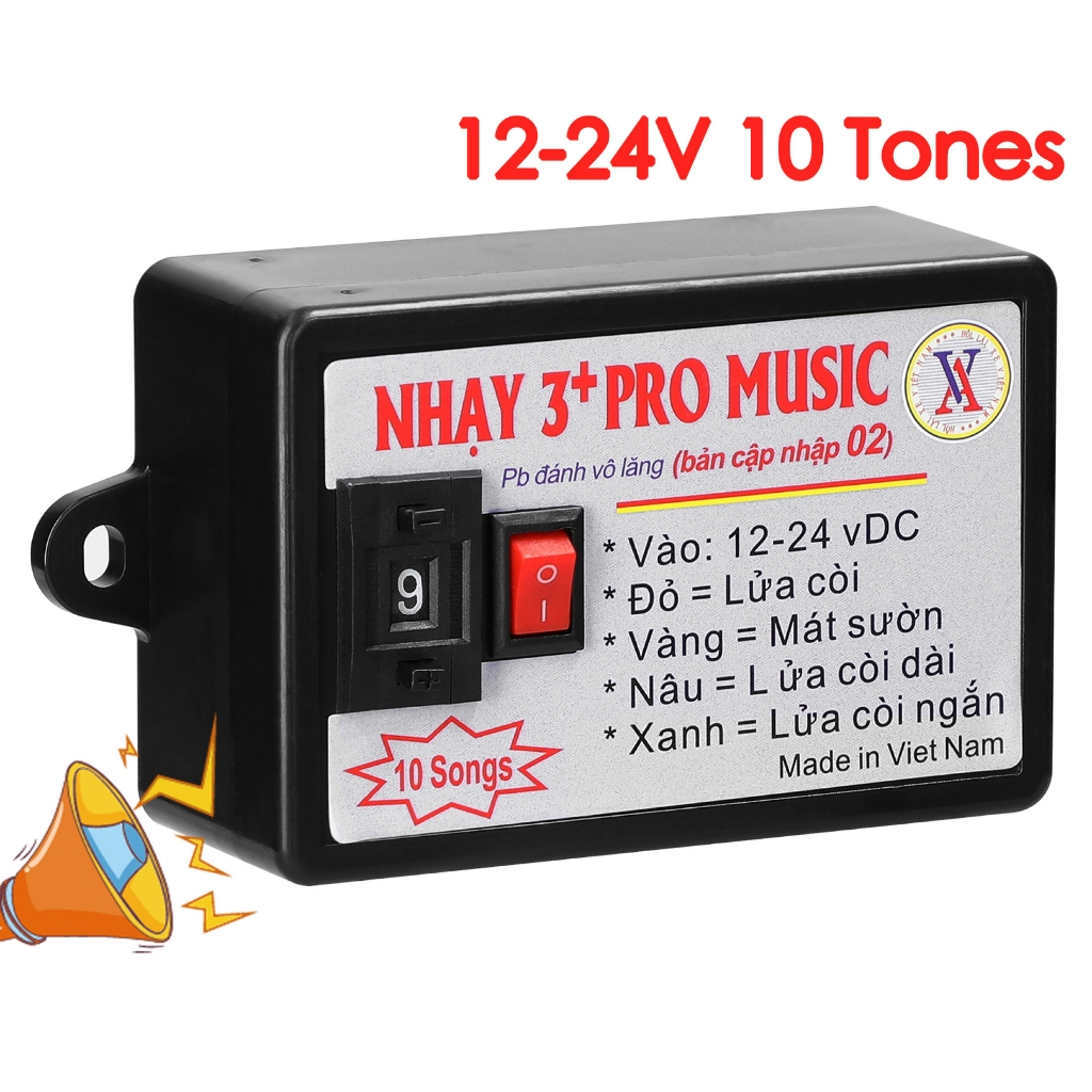 V V Universal Nhay Pro Music Rapid Horn Relay For Truck Car Motorcycle Tunebox Relay Music