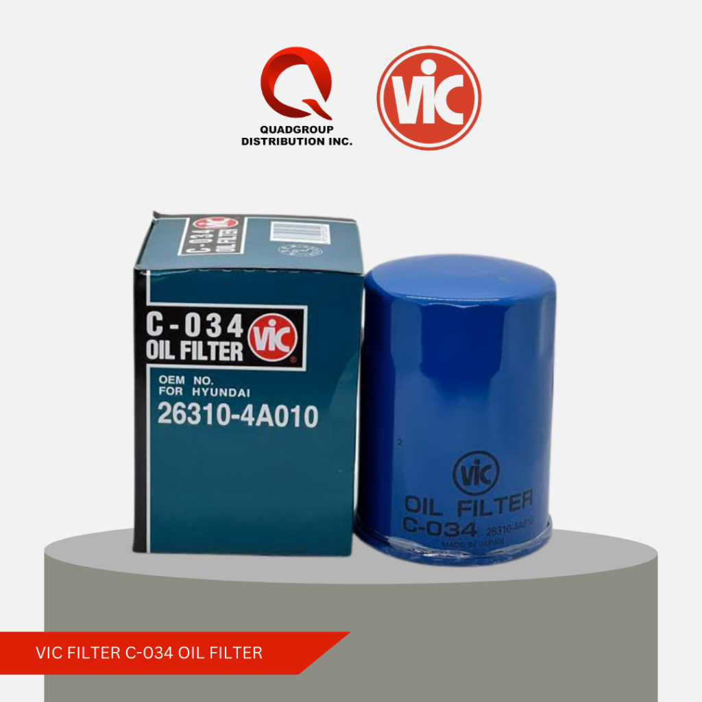 VIC FILTER C-034 OIL FILTER | Shopee Philippines