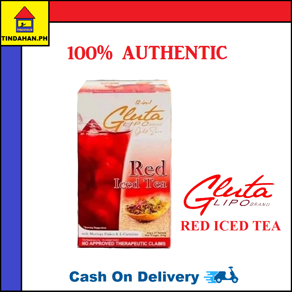 Original Gluta Lipo Red Iced Tea (Signature Gold Series) Shopee