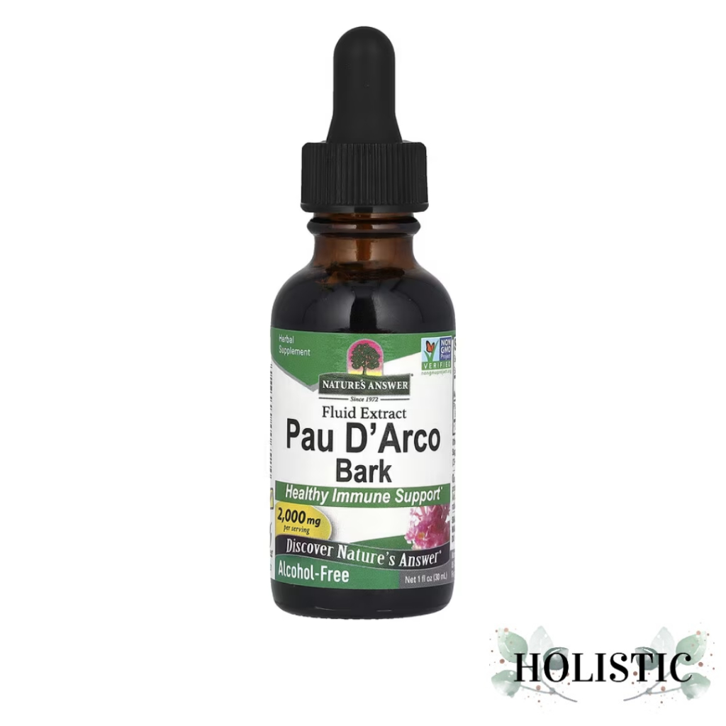 Nature's Answer, Pau D' Arco Bark, Alcohol-Free, 2,000 mg, 1 fl oz (30 ...