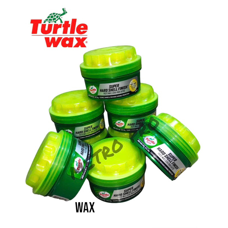 Turtle Wax Super Hard Shell Finish Paste Wax, Rubbing Compond Heavy ...