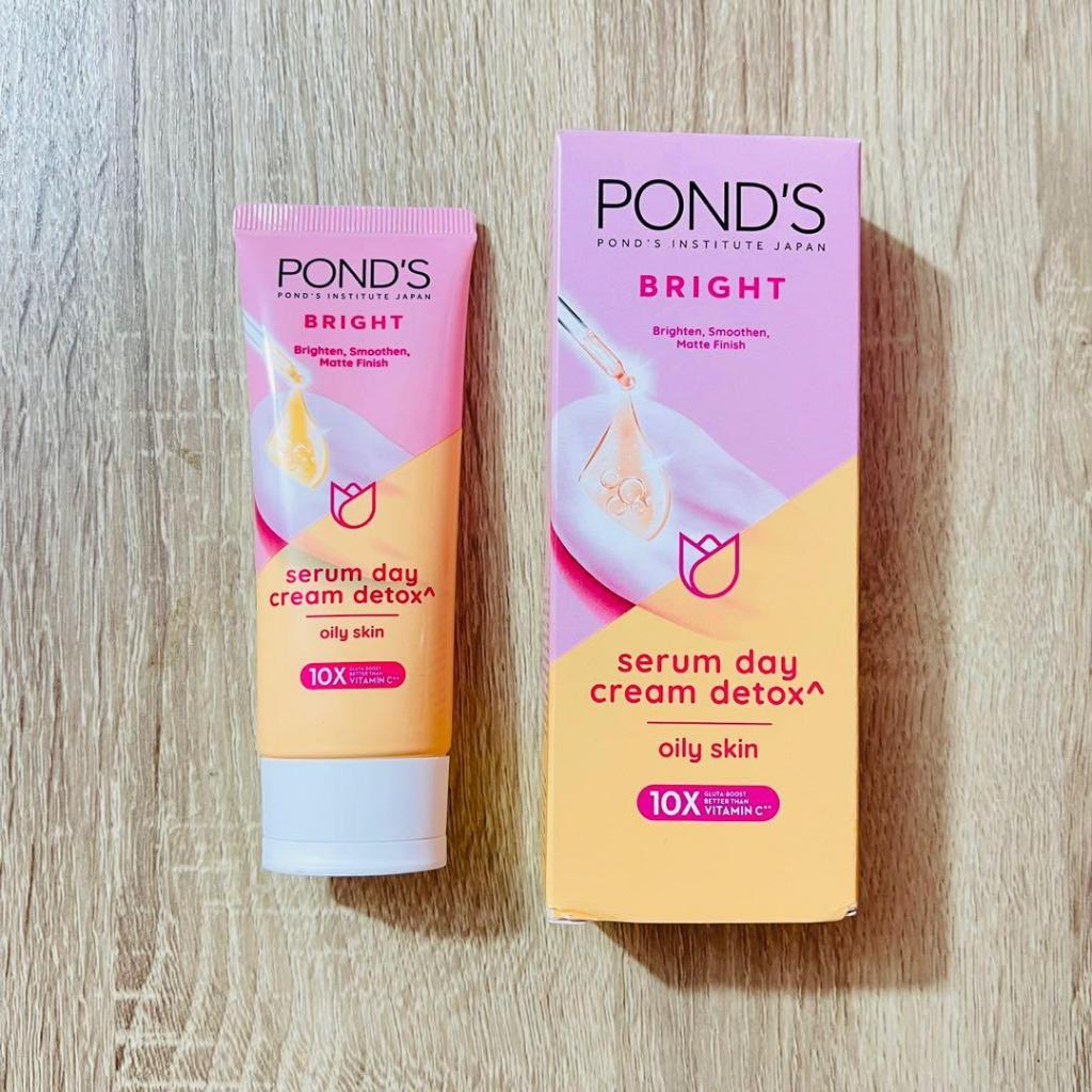 Ponds Bright Serum Day Cream Detox (40g) | Shopee Philippines