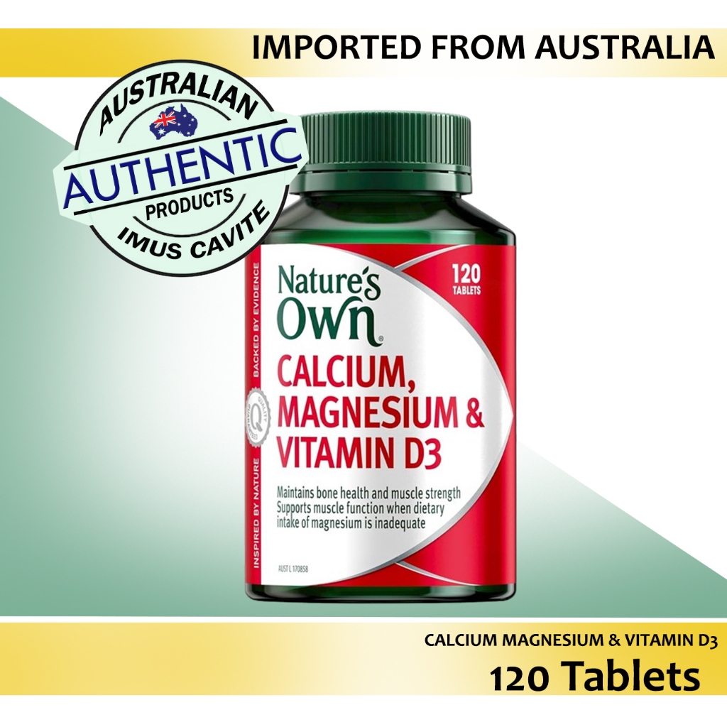 Nature's Own Calcium and Magnesium with Vitamin D3 200 Tablets Exclusive Bulk Size