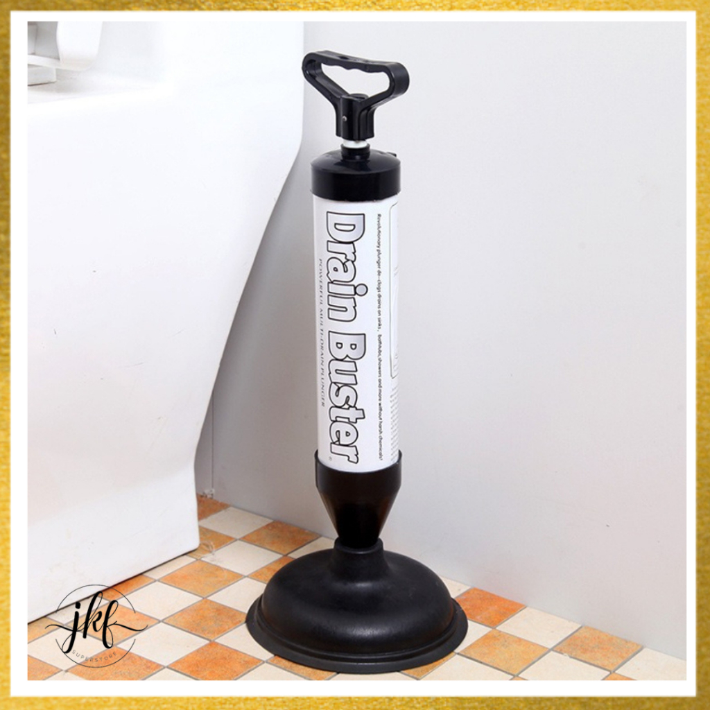 JKF Toilet Cleaner Drain Declogger Air Plunger High Pressure Toilet