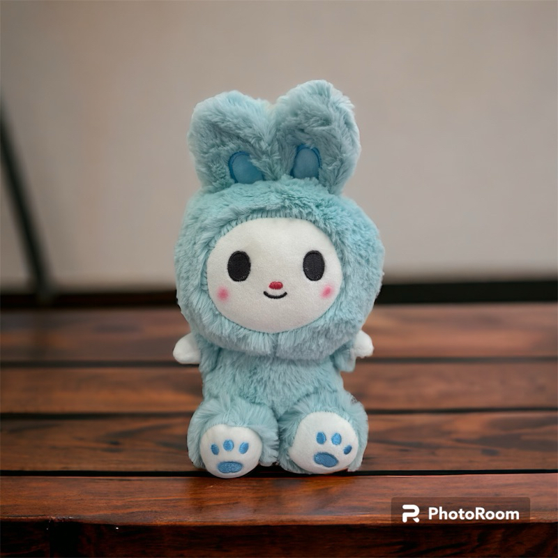 Cute Sky Blue Bunny Rabbit Stuff Toys Plushies Kawaii | Shopee Philippines
