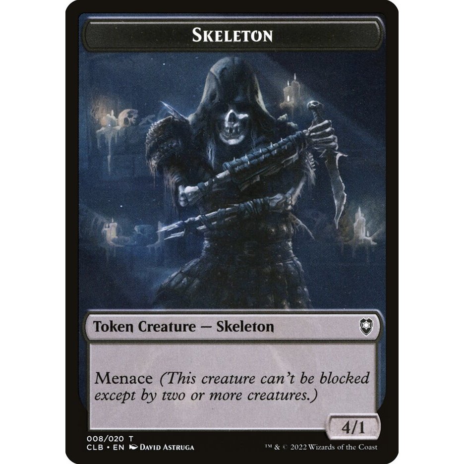 MTG Singles: Skeleton Token - Commander Legends: Battle for Baldur's ...