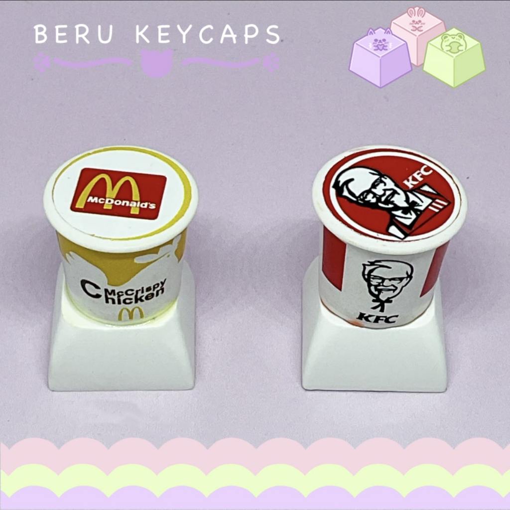 Fast Food Bucket Keycaps | Shopee Philippines