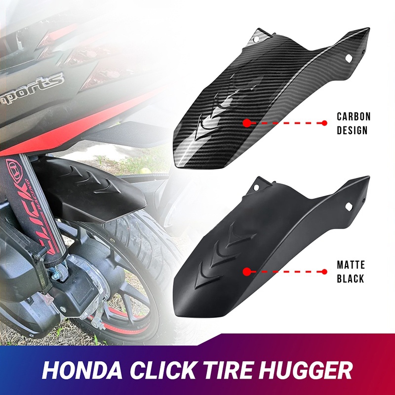 Rear Tire Hugger Honda Click 125i v3/v2/v1 Carbon White For Motorcycle ...