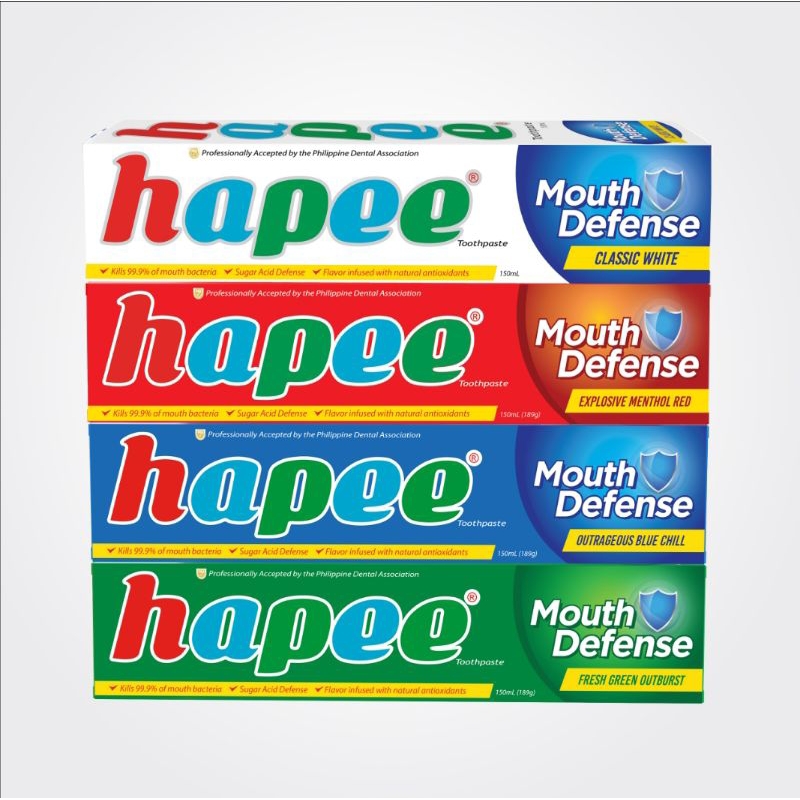 Hapee Toothpaste 100 ML (4pcs) | Shopee Philippines