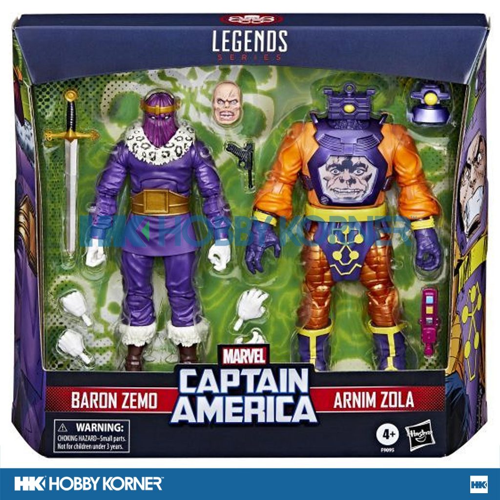 (in Stock) Hasbro F9095 Marvel Legends 6 Inch Scale Baron Zemo And 