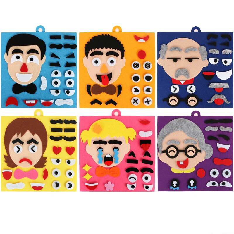Emotions Educational Felt Chart for Kids | Shopee Philippines
