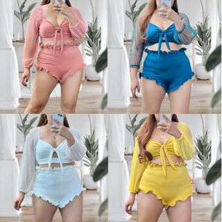 Shop swimsuit two piece women plus size for Sale on Shopee Philippines