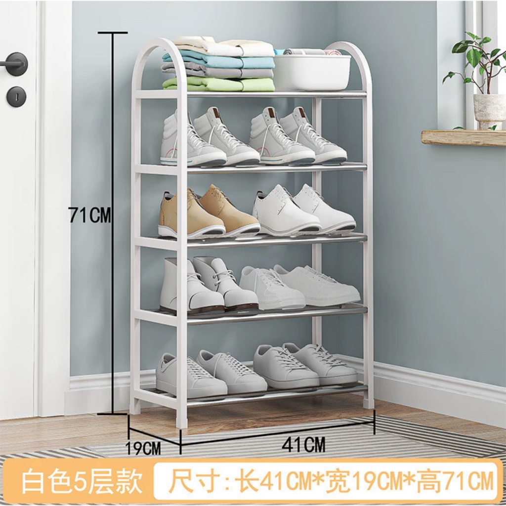 4 Layer 5 Layer Simple Shoe Rack Shoe Cabinet Student Dormitory ...