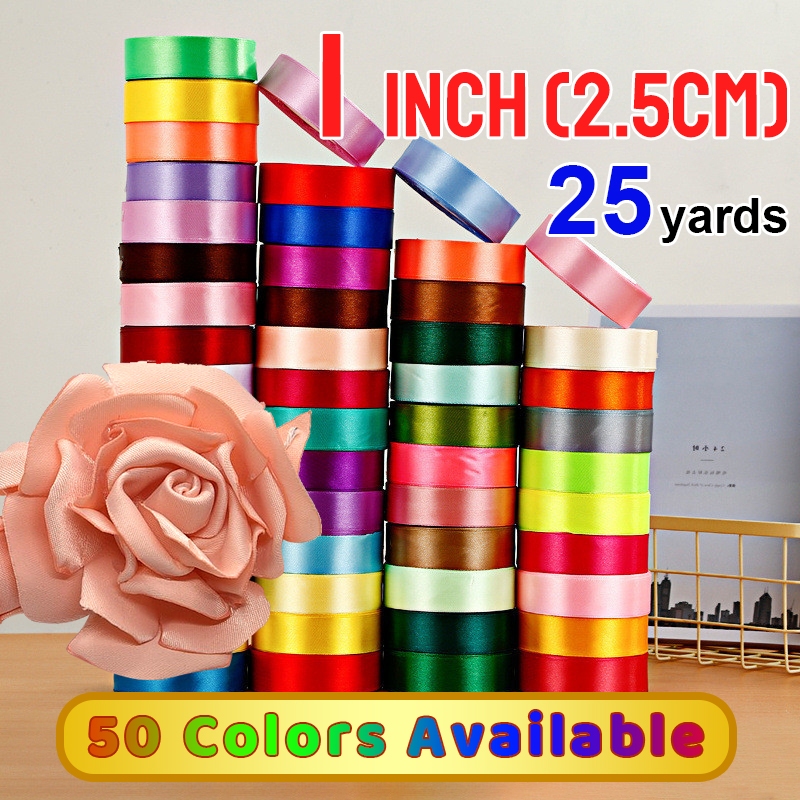 Ribbon 1 inch 25 mm Double Edge (25 yards) DIY handmade decorative ...