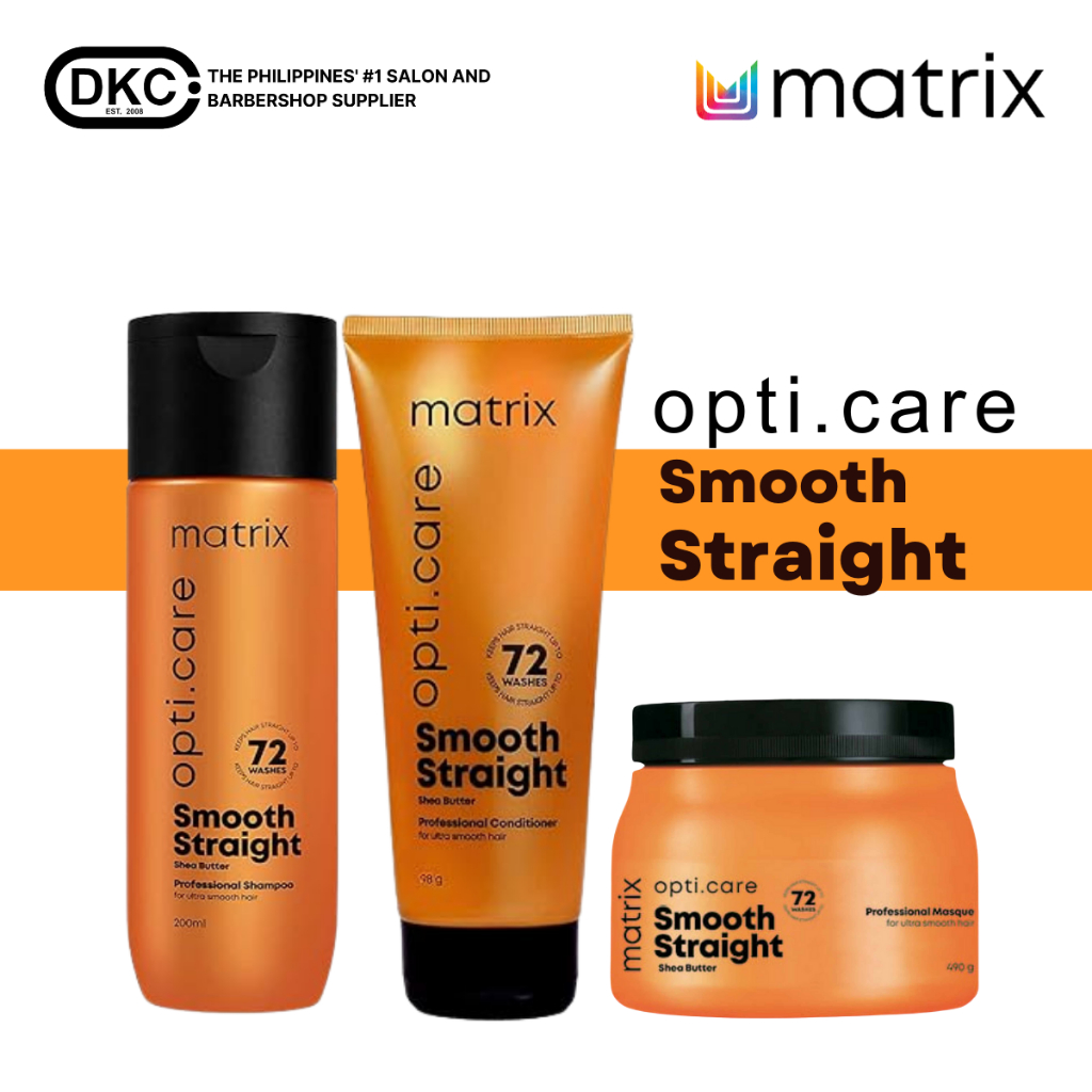 With Freebie Matrix Opti care Professional Ultra Smoothing Shampoo Mask Conditioner DKC Shopee Philippines